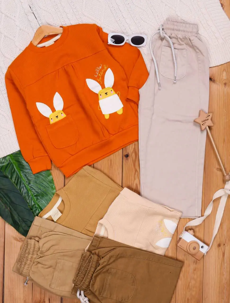 🎄 بلوز بیسکوییتی و شلوار کت...