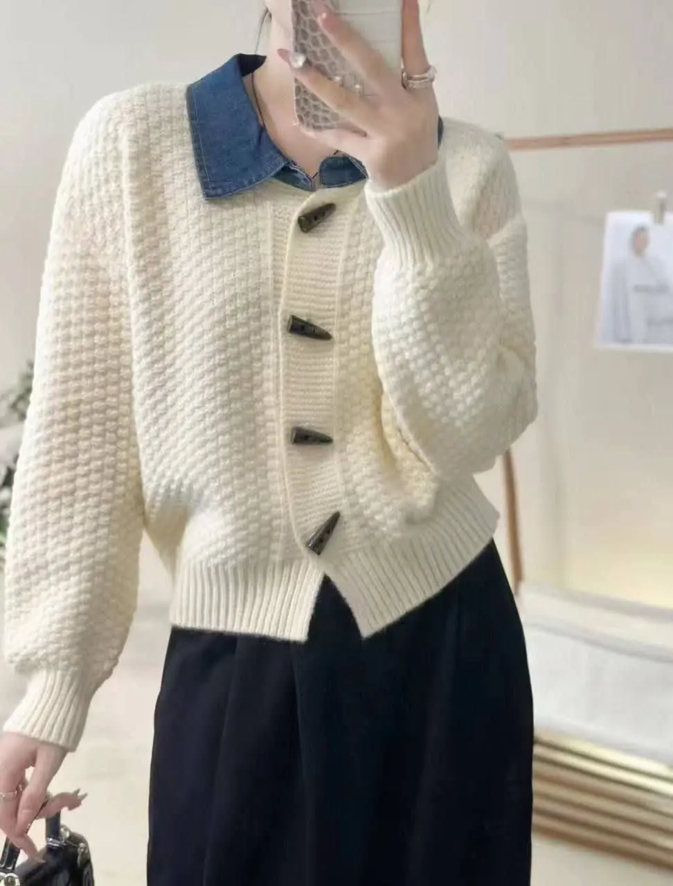 بافت اسپورت یقه دار😍