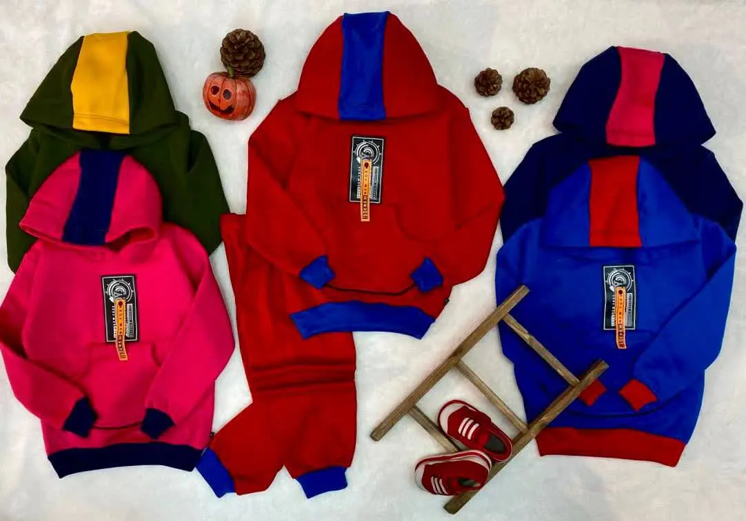 🍓ست هودی+شلوار کرکی رنگی🍭اعلا
