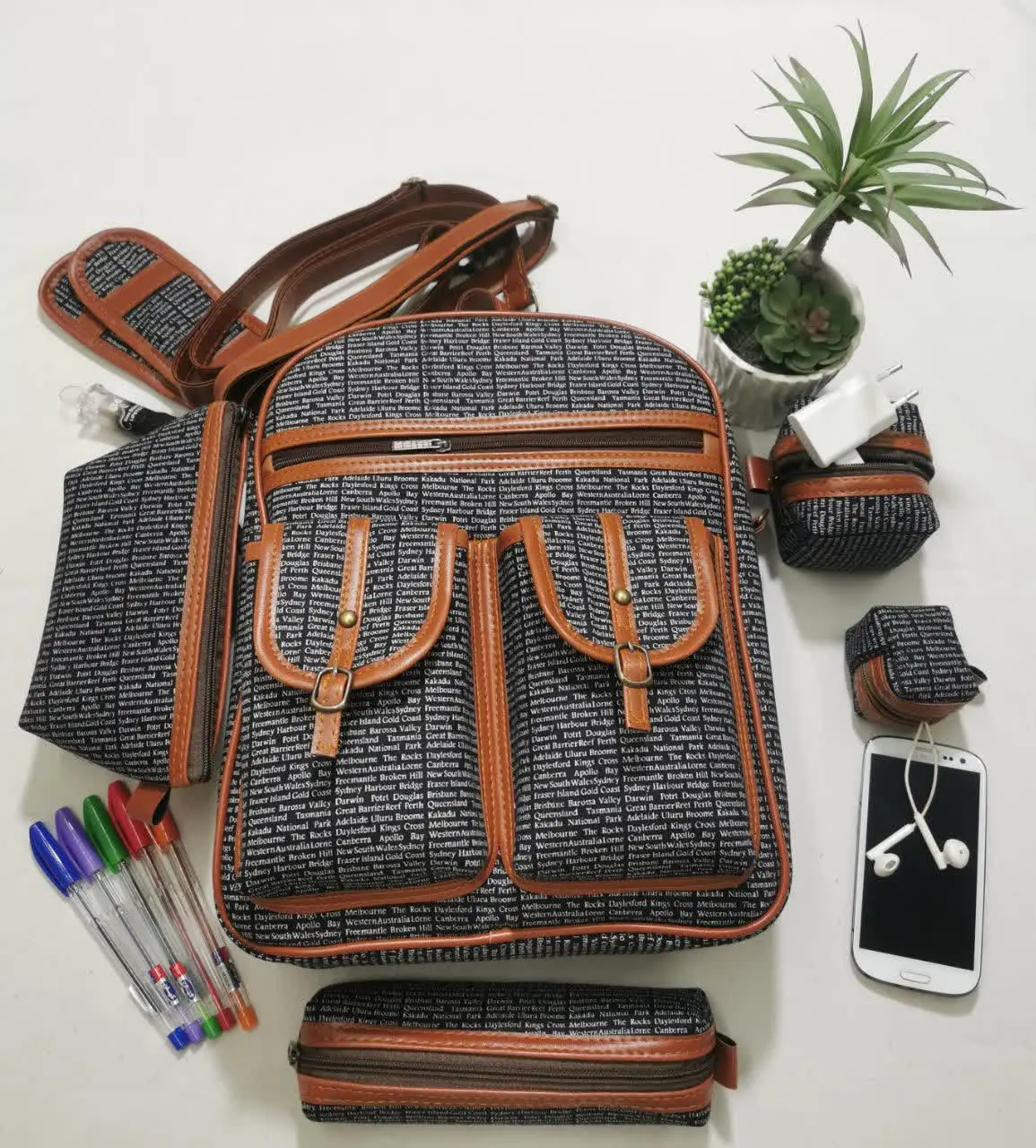 #ست_۶تکه_کوله_مدل_ترمه😎🌿
