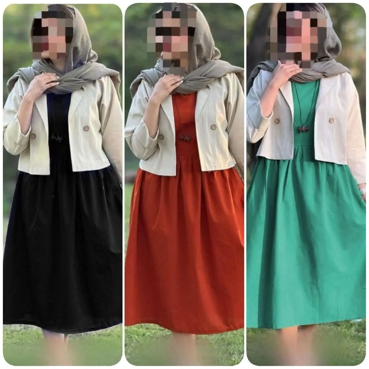 ❤️ کت و سارافن مدل رامونا
