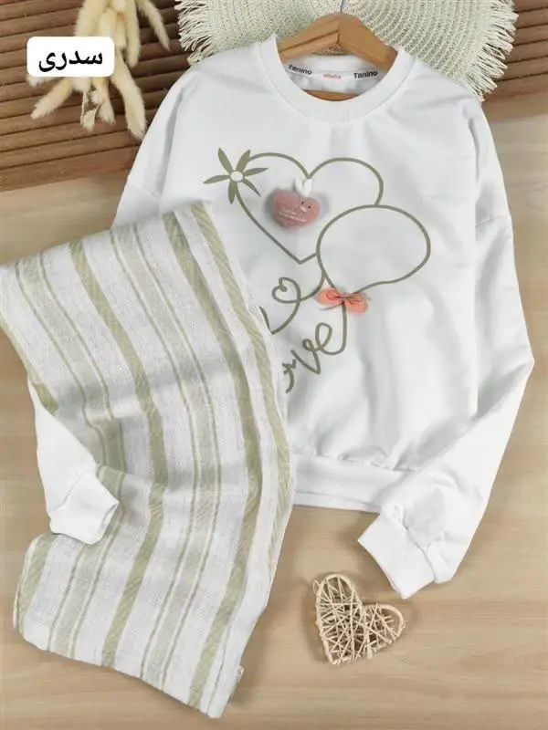 بلوز شلوار قلب برجسته