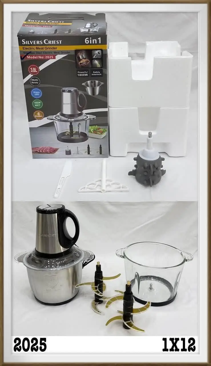 خردکن دو کاسه سیلور کرست