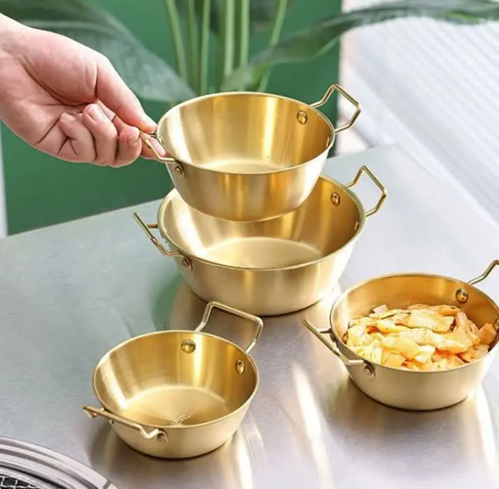 تابه های دسته دار طلایی