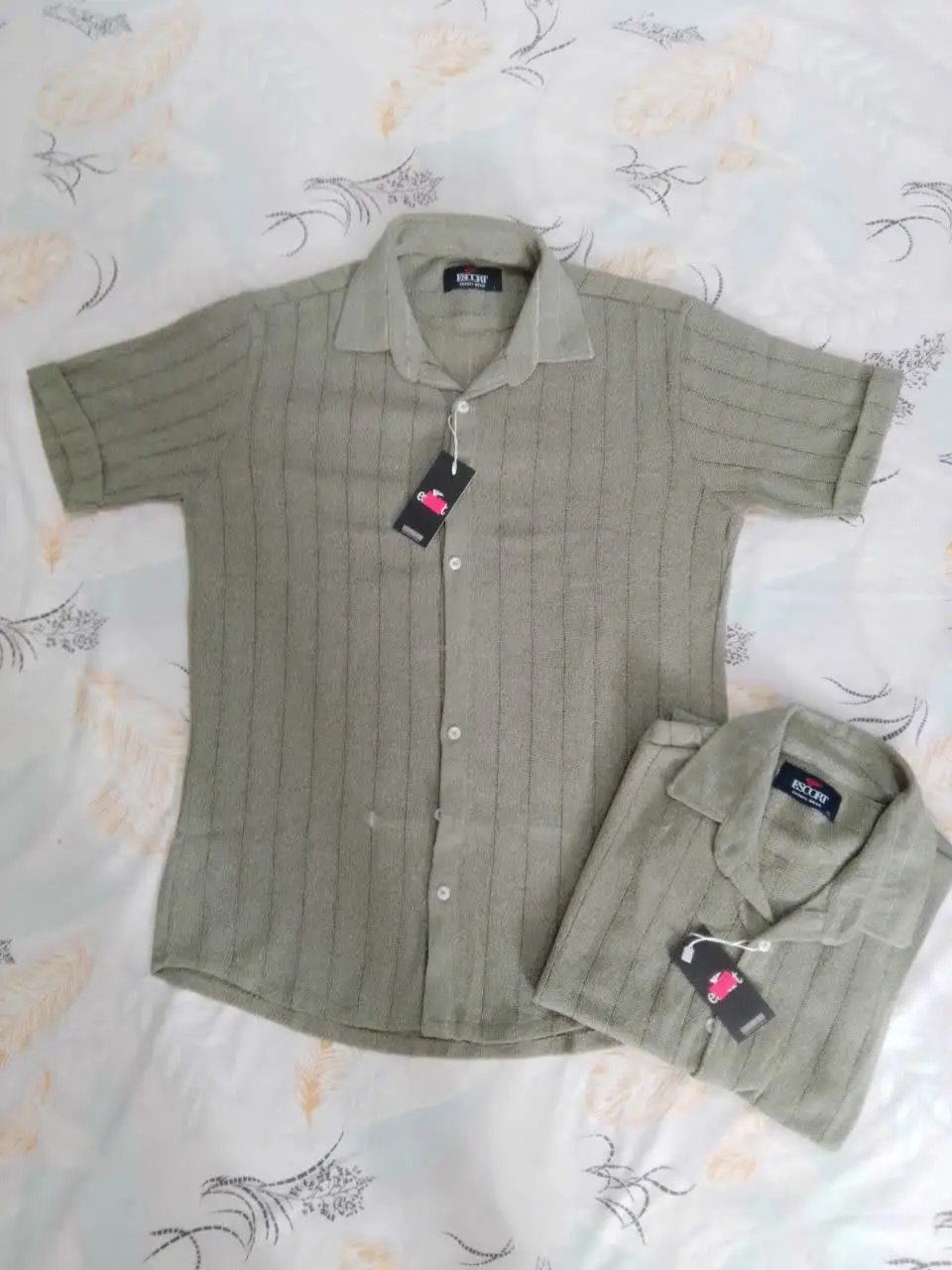 پیراهن آستین کوتاه طرح توری
