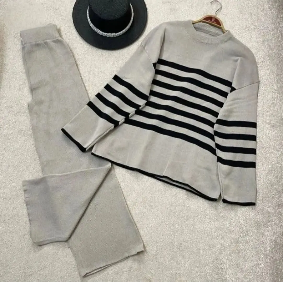 ست بلوز شلوار بافت بگی🤩
