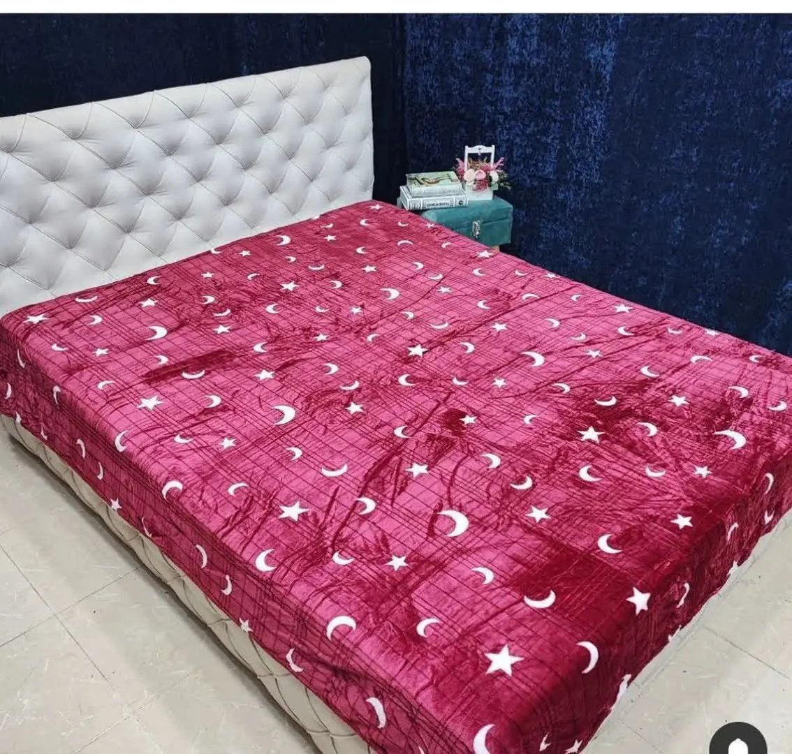 ⭕️پتو ژله‌ای ماه و ستاره
