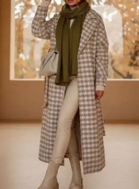 🧥 پالتو پیچازی کشمیر با جنس...