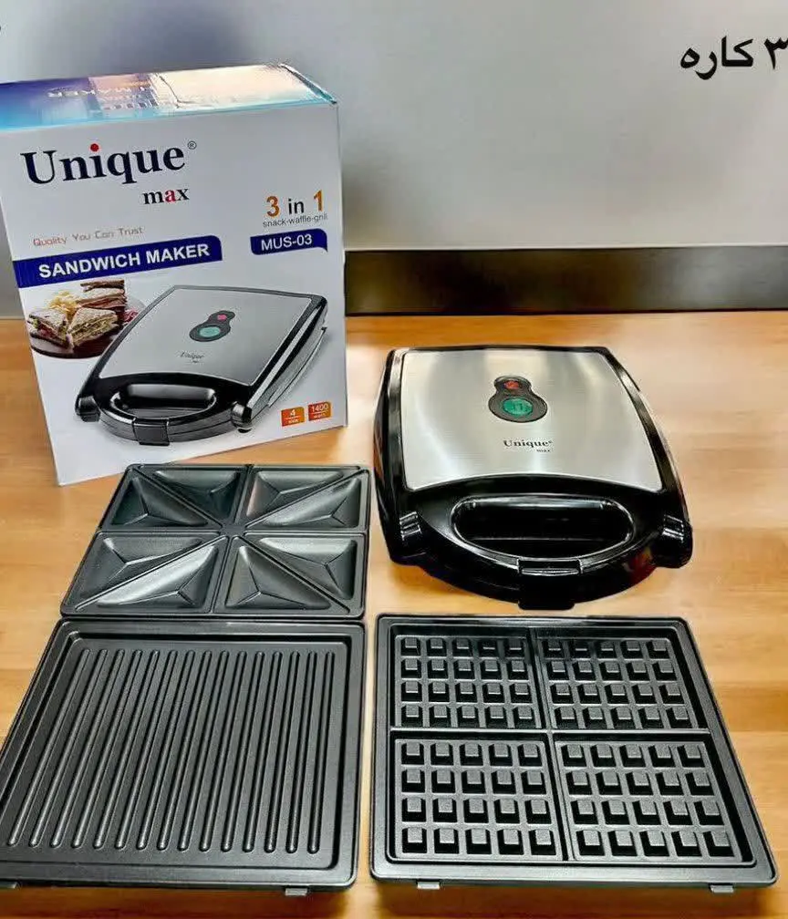 اسنک سازساندویچ ساز ۳کاره
