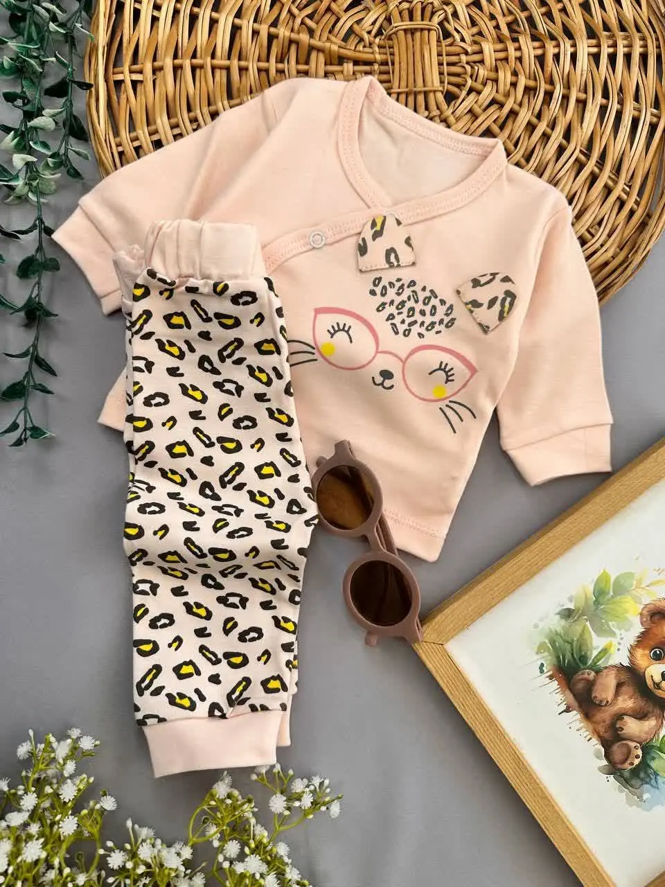 مانتو شلوار الیزابت طرح پلن...