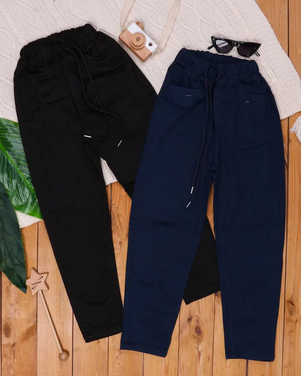 🎄 شلوار کتان مدارسی پسرانه⭐️