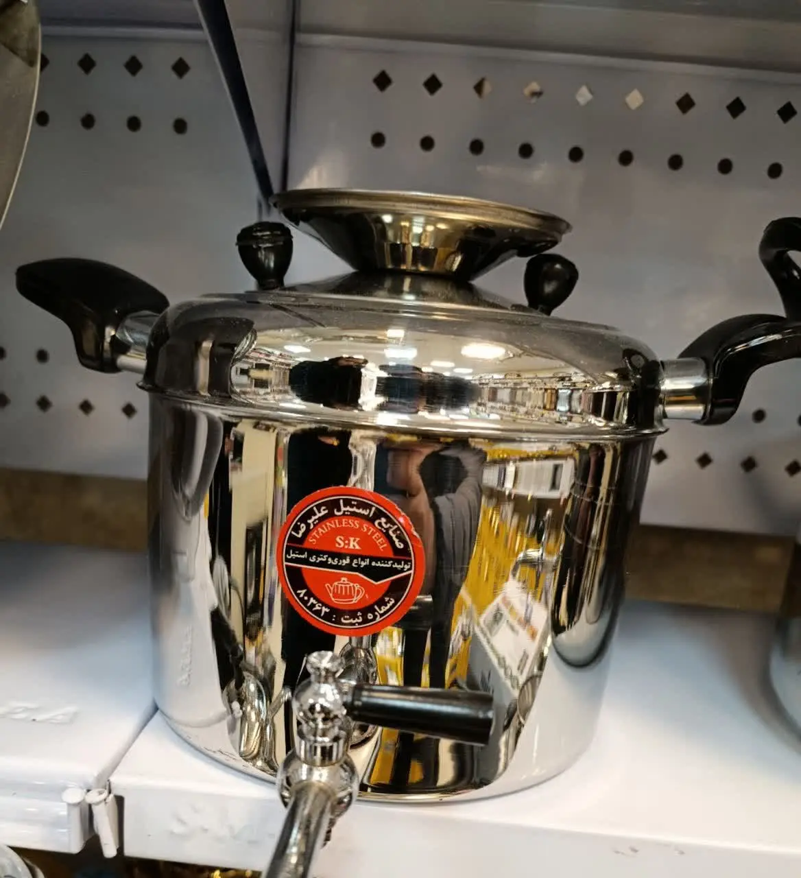 کتری ۷لیتر شیردار متال ضخیم🍓