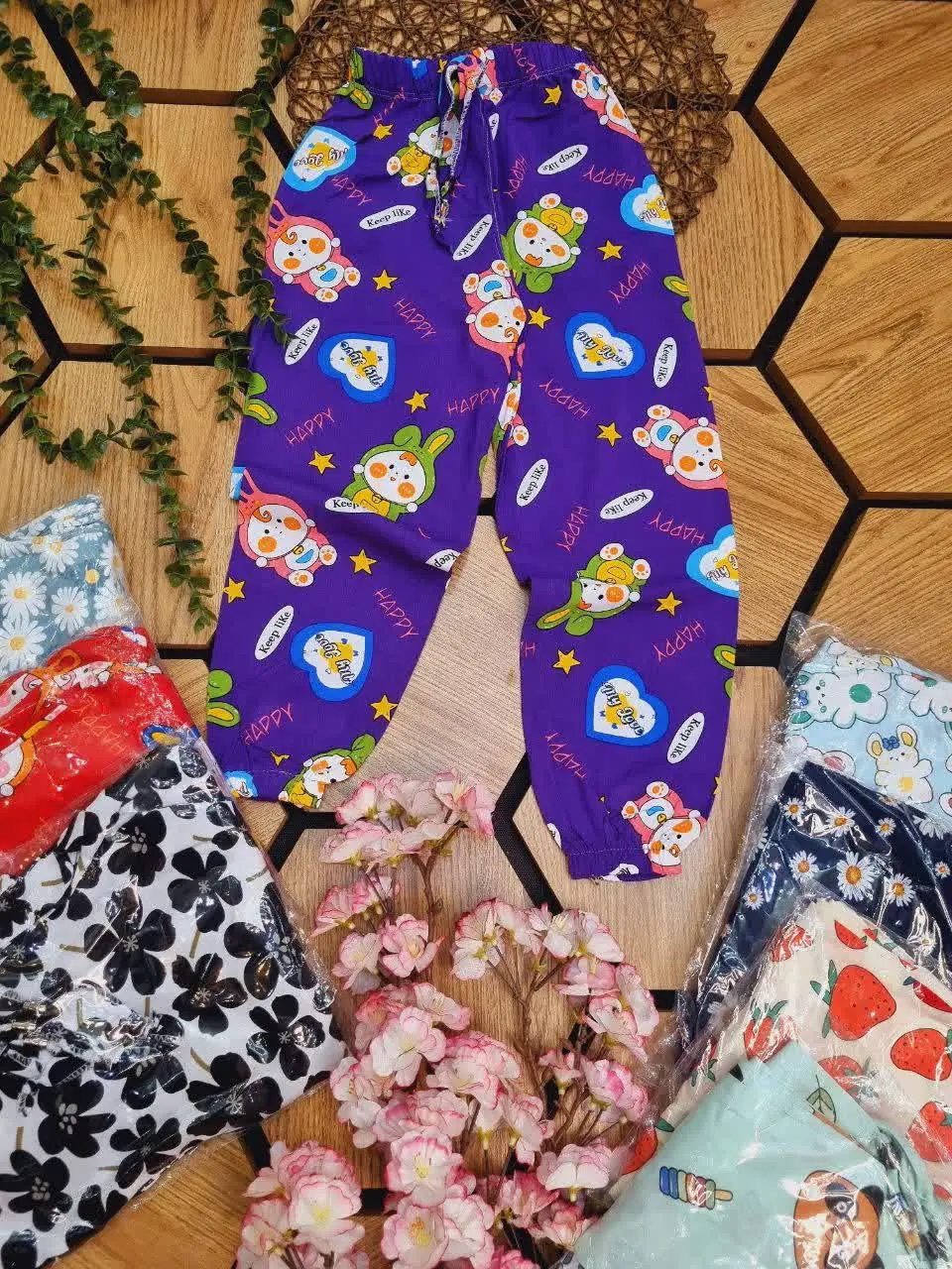 👖شلوار نخی سنبادی دخترانه 👩👩