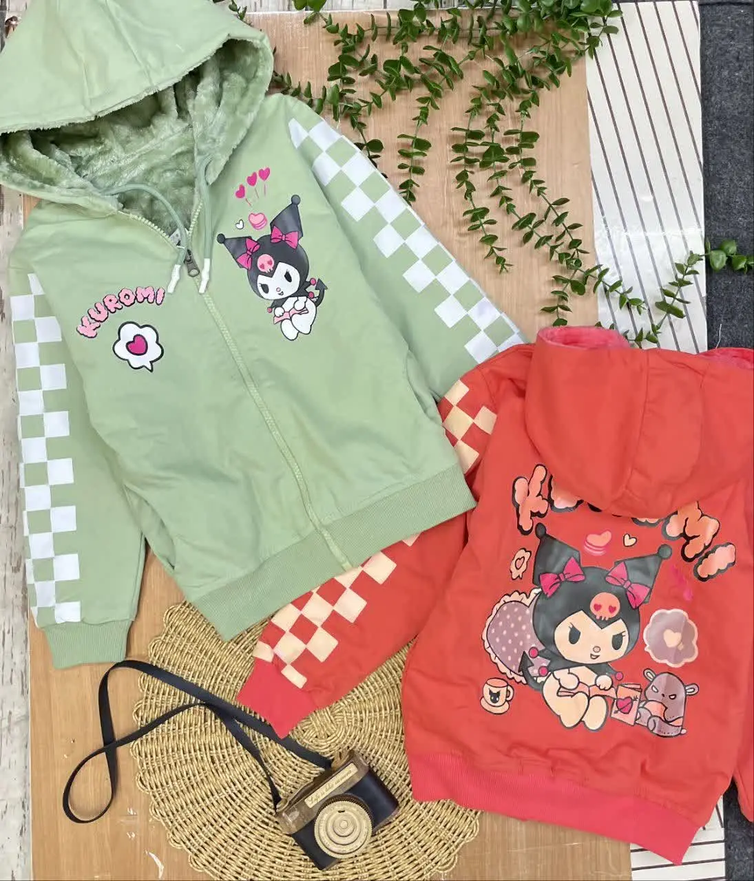 کاپشن دخترانه دو رو کرومی ۷۲