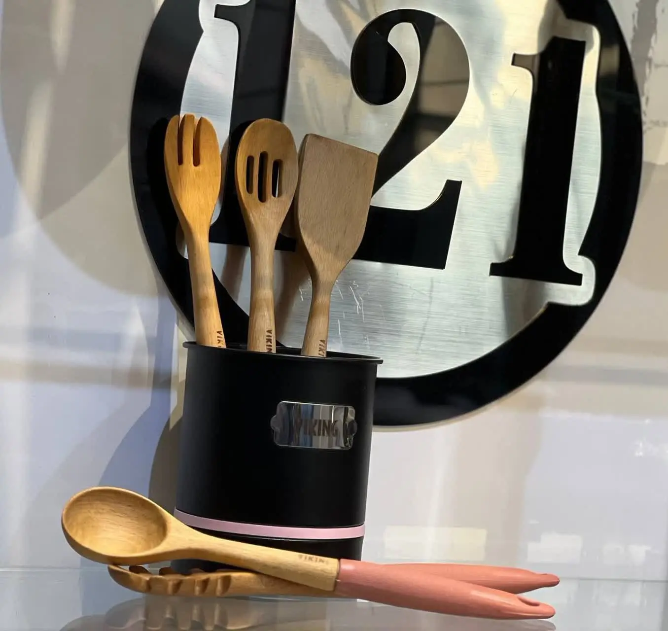 📌ست کفگیر ملاقه ۵ پارچه چوب...