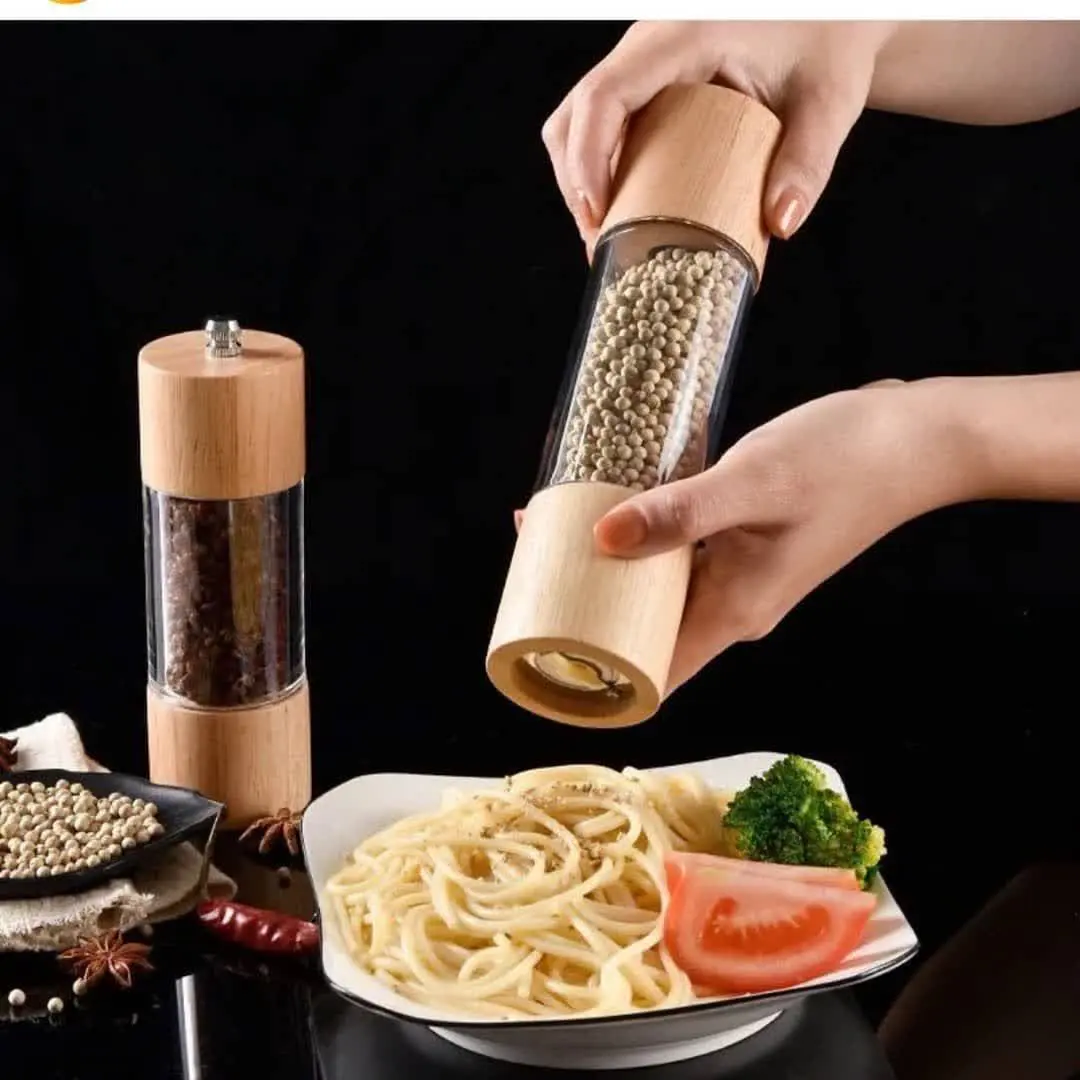 فلفل ساب و نمک پاش بامبو در دو سایز 
