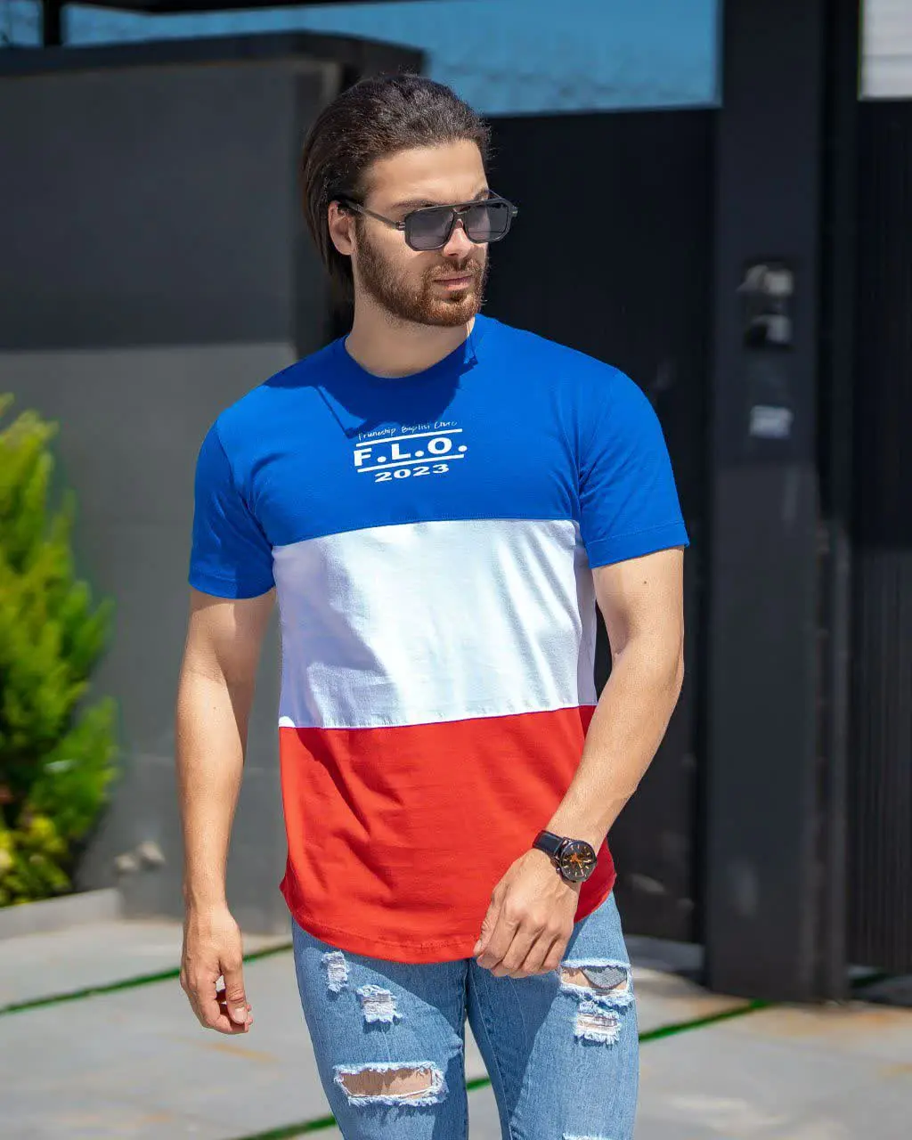 سایزبندی: L الی ۳XL_ (سایز مدل XL) 
