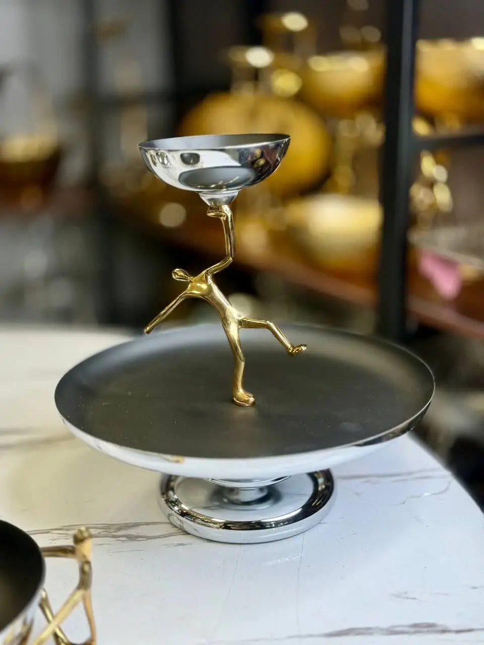 ادمک شیرینی و‌اجیل ۲ رنگ 
