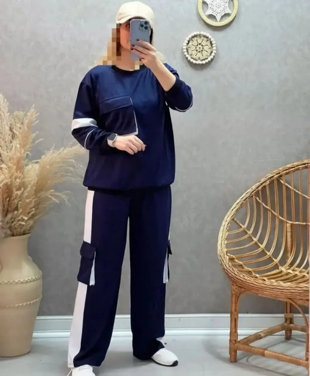 ❤️نام: بلوز و شلوار کارگو مدل موراکو
