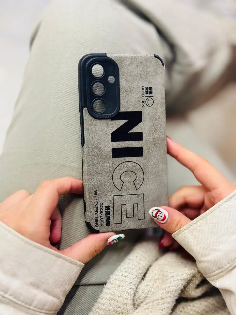 📱مدل قاب: قاب سنگشور طرح‌دار جین مخصوص انواع #سامسونگ #شیائومی و #آیفون 
