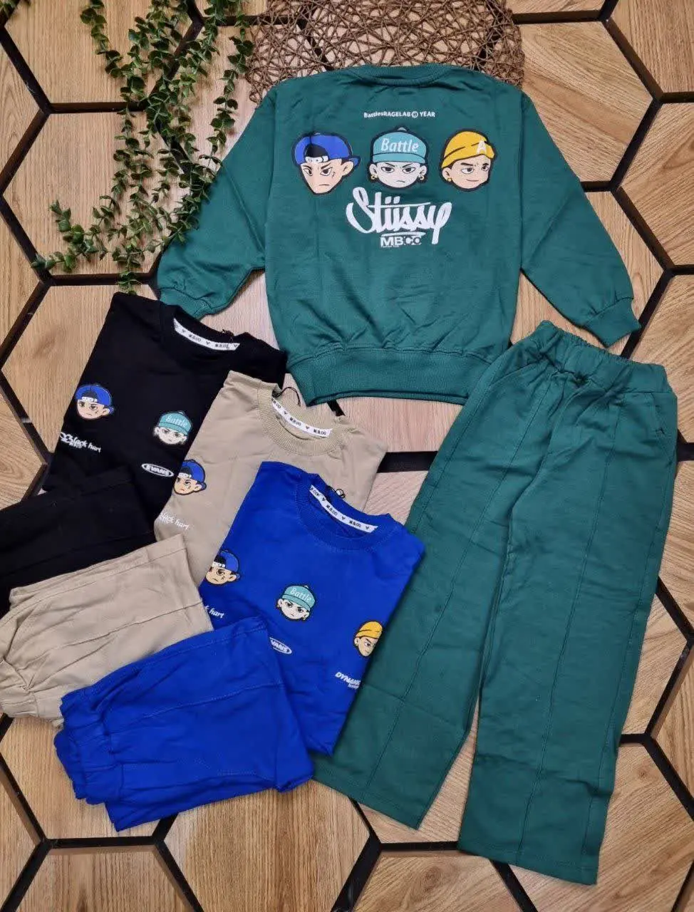 🍀بلوز باشلواربگ پسرانه🧑